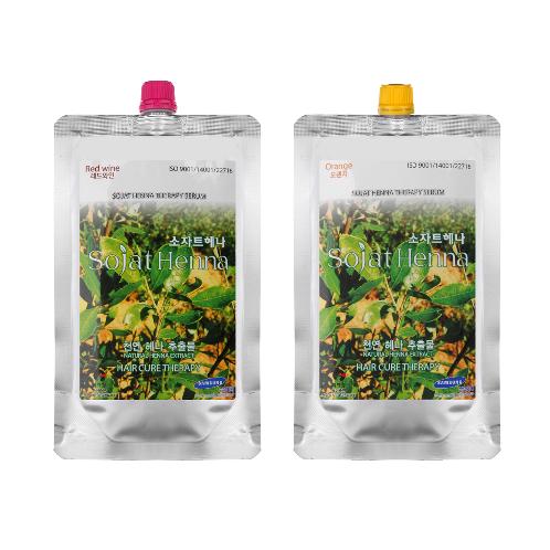 Henna Therapy Serum Color Red Wine / Orange 300g