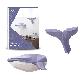 full image INTERIOR CRAFT Whale Swimming In The Sky Paper Kit 12