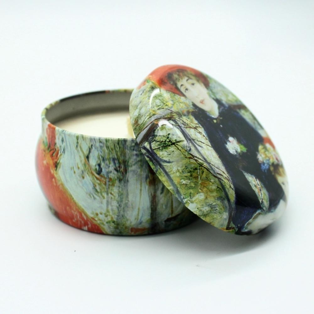 airla soy tin candle