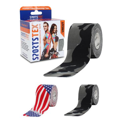 SPORTSTEX KINESIOLOGY PATTERN SINGLE ROLL 2ea Pain Relief Elastic Muscle KT