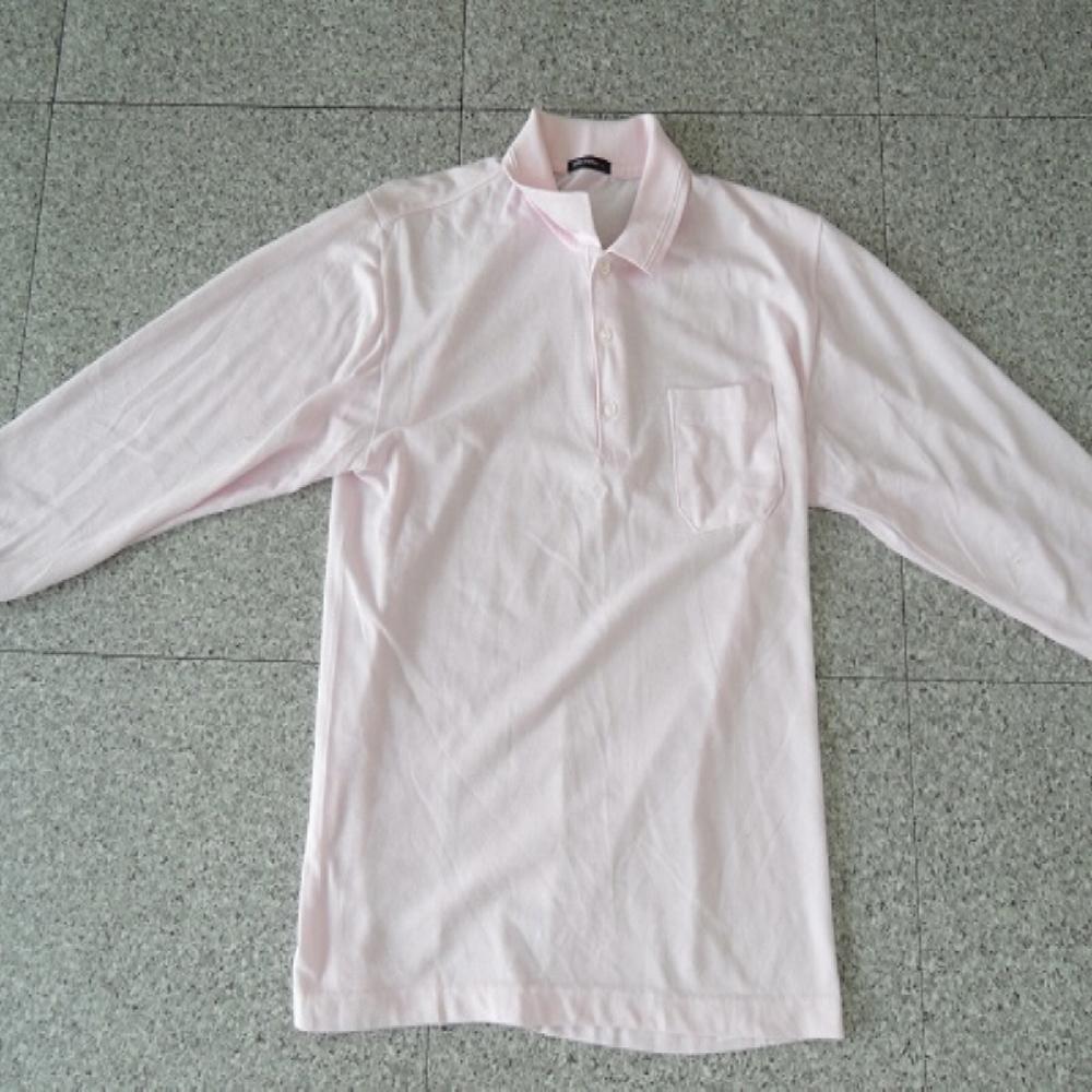 Men's Long Sleeve 3-Button Polo T-Shirts, Used Clothing