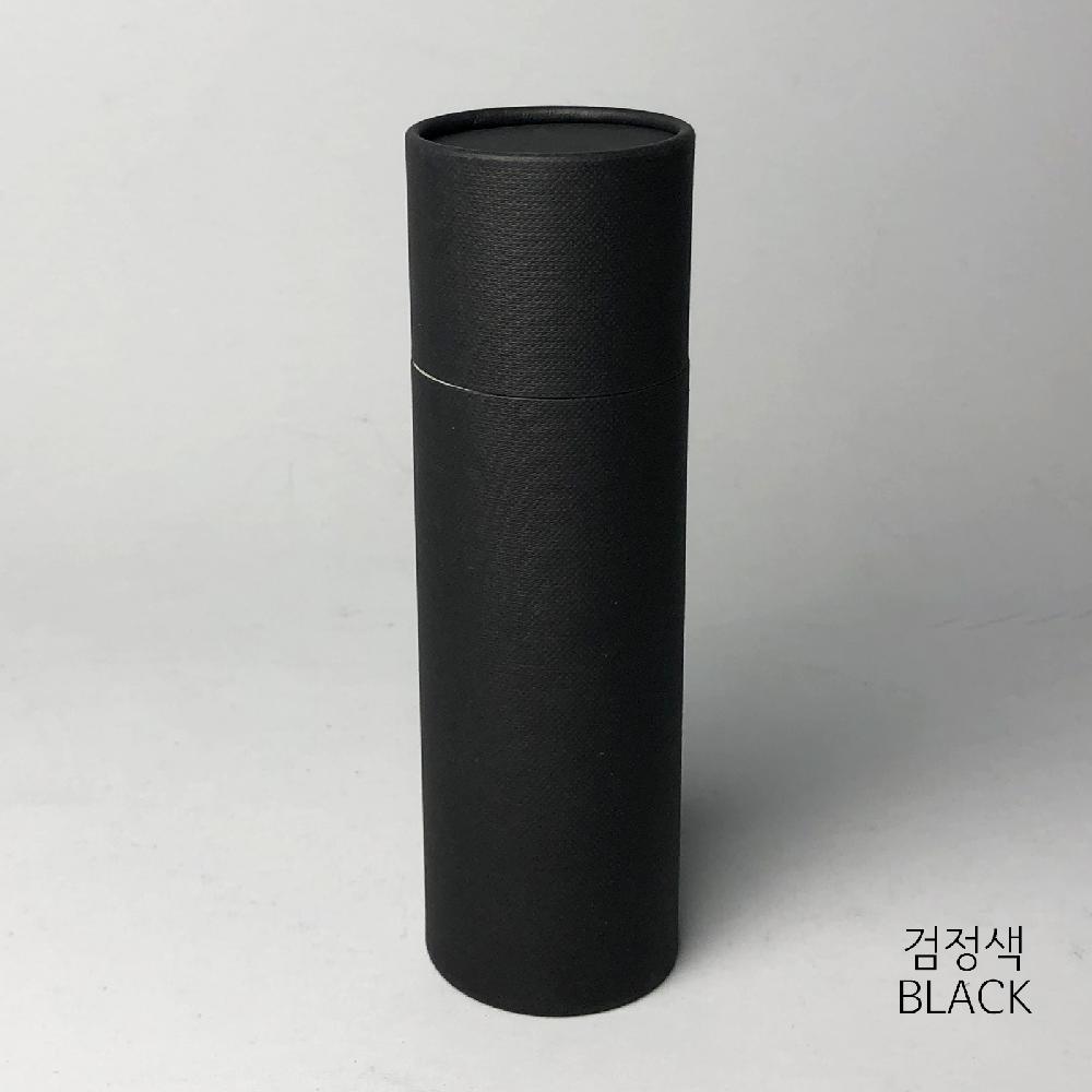 Paper tube 47-M(Black)_Cosmetic Fragrance Packing Box Cylinder Gift Box Wrapping Supplies