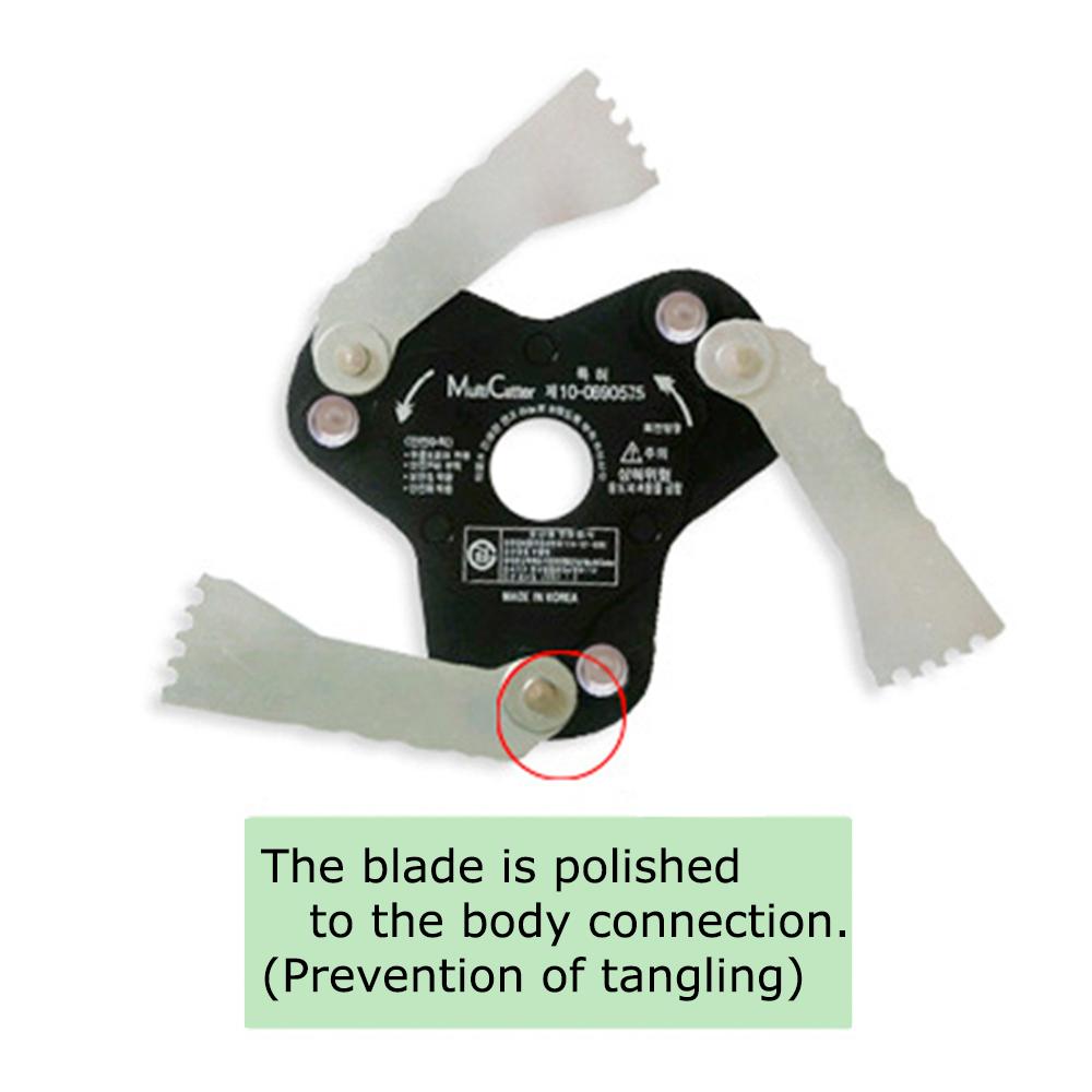 MULTI CUTTER It is a 3-blade articulated type, which absorbs shocks by the blade itself