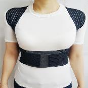OK-S201 Posture Corrector Support for vertebral structure and correction (S, M, L, XL) black