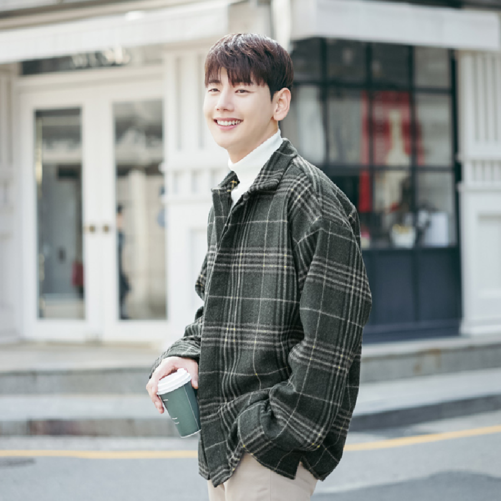 JOGUNSHOP’s Checkered Shirt Jacket