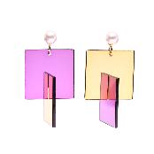 [NARA] Earring MUE-18011 (YELLOWPURPLE)