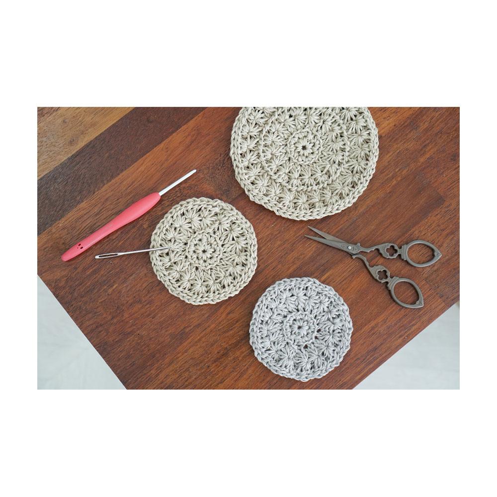 Linen coaster & pot stand CROCHET DIY KIT