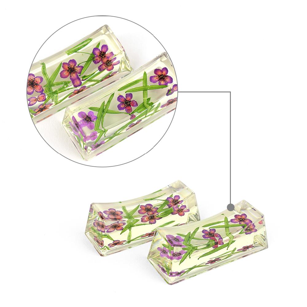 Flower Chopsticks Rest Holder Set Made by Preserved Flower(4PCS / 1SET) - Mini flower