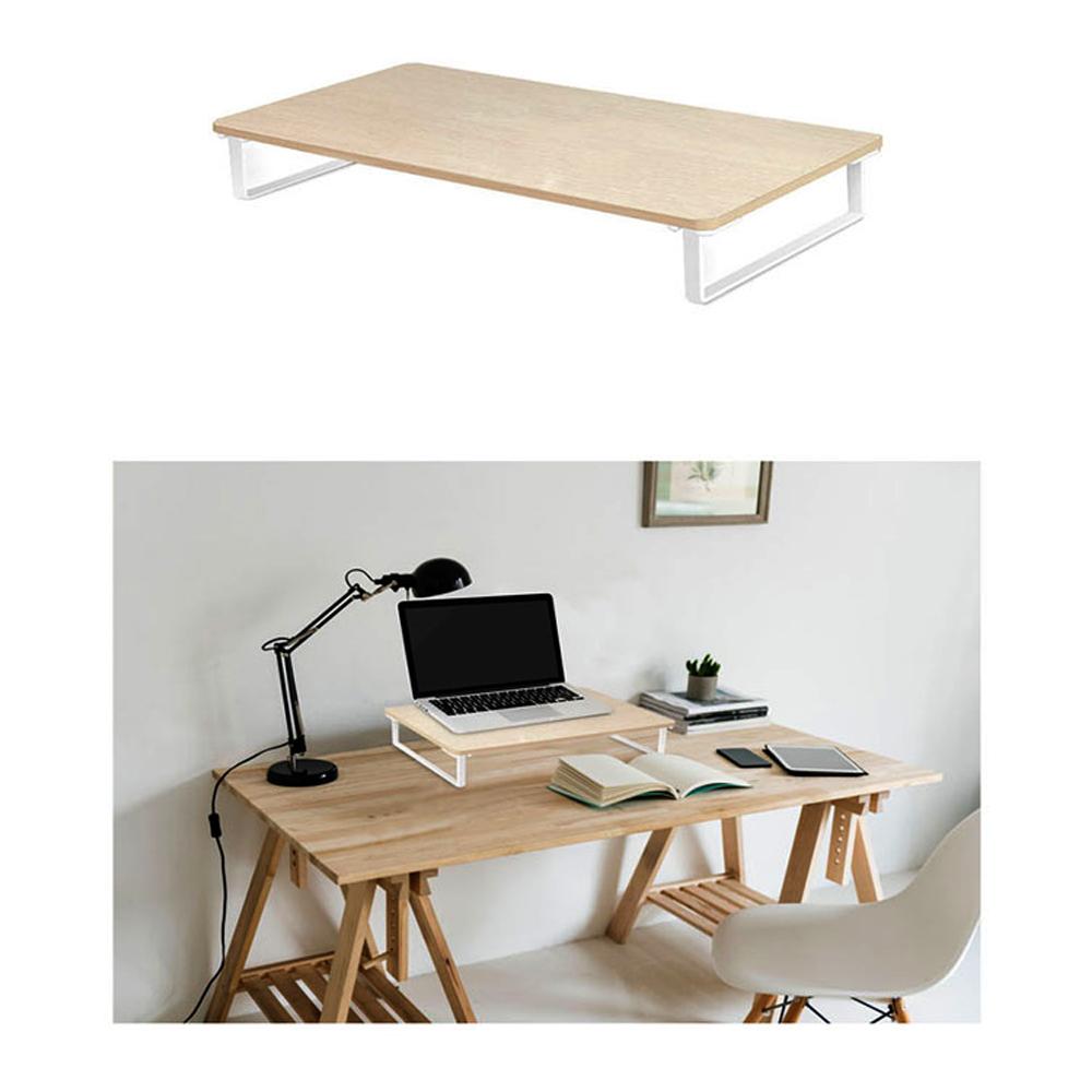 Wood Computer Monitor riser D1