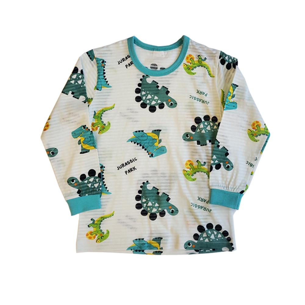Jurassic Park; 21SS kids Organic Long-Sleeves Jacquard