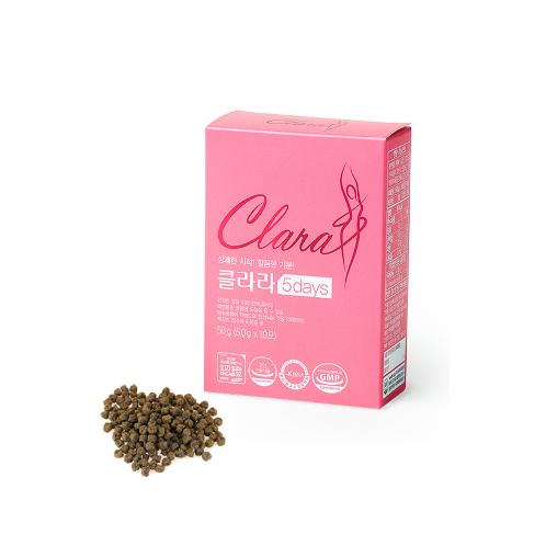 [Decrease in Body] Clara 5days serving | Body fat, Diet, psyllium husk, Garcinia cambogia, milk thistle, soybean, angelica, green tea, and propolis