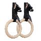 full image DODAM Factory Supply Wooden Gymnastic Rings With Adjustable Straps 2 buyers