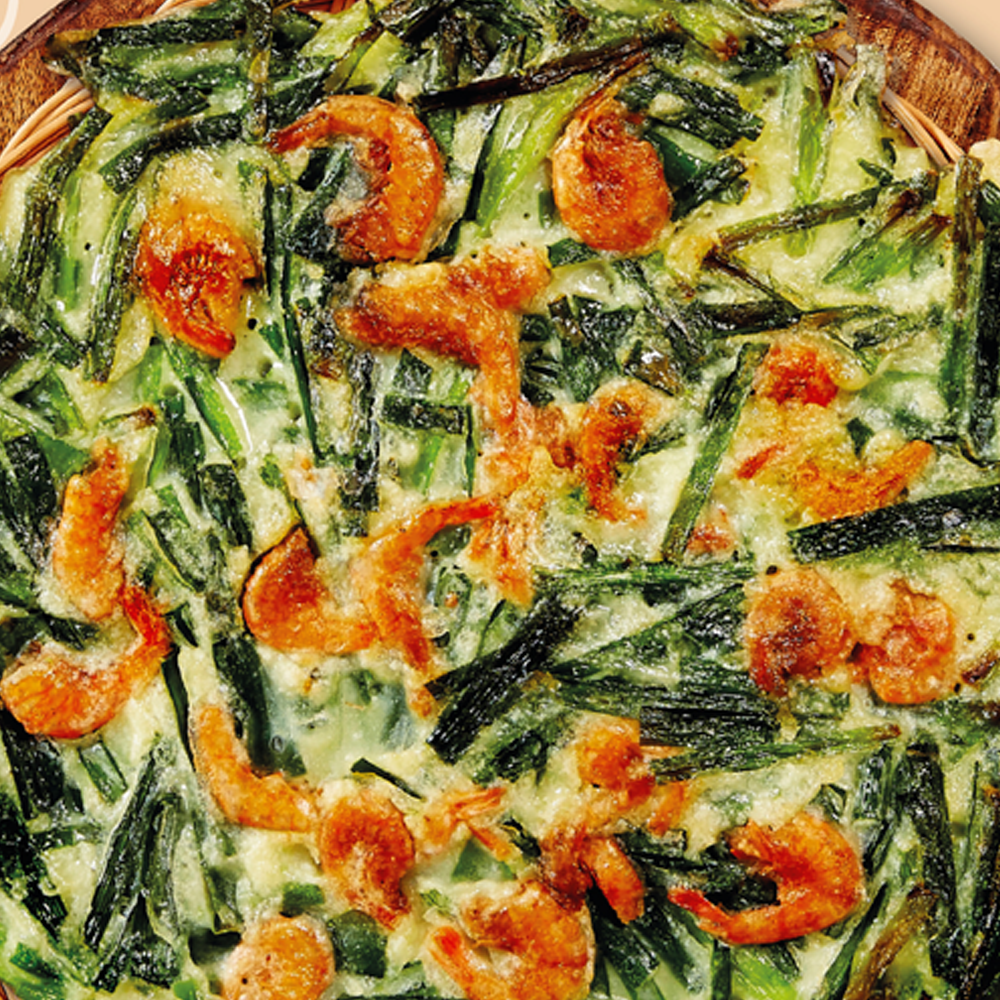 Dried Shrimp & chives Pancake