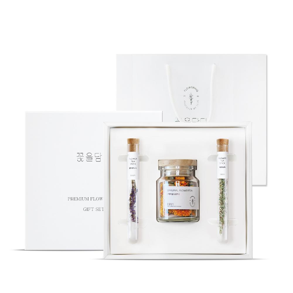 Original Flower Tea & Flower tea stick Gift Set