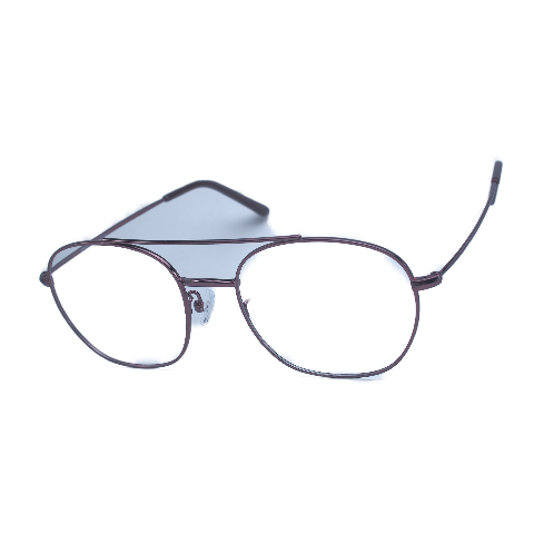 ABBA METAL7028 glasses-SHINY BLACK