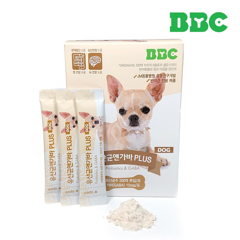 BBC Probiotics & Gaba (Dog) Probiotic Support Dietary Supplement for Dogs 2gx30