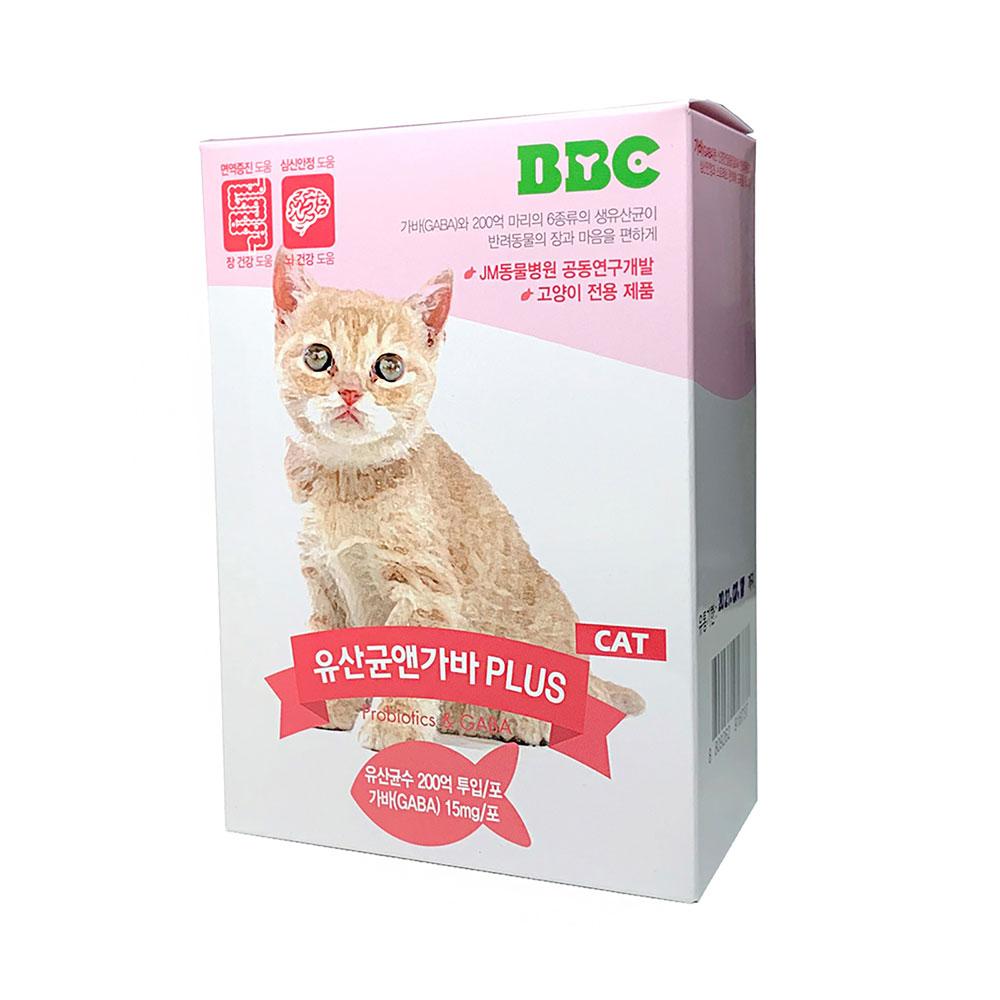 BBC Probiotics & Gaba (Cat) Probiotic Support Dietary Supplement for Cats 2gx30