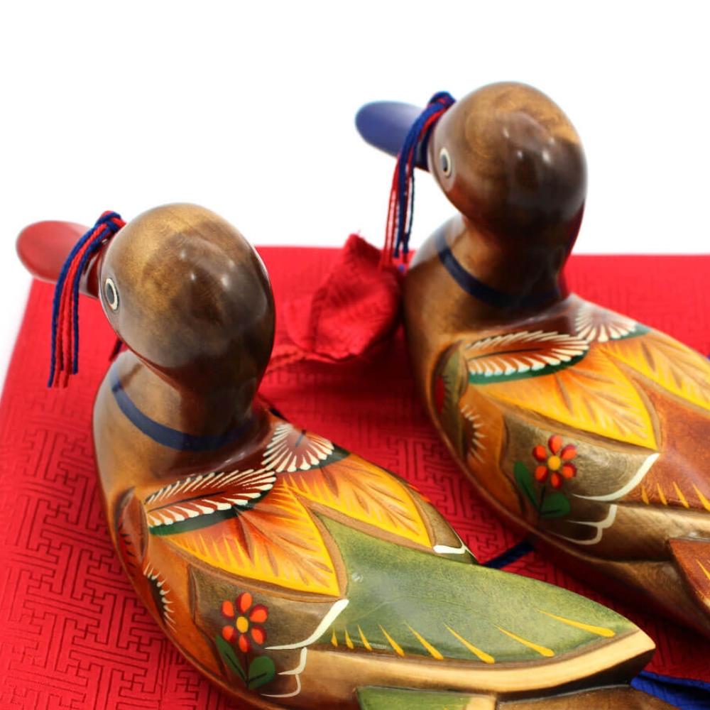 Craft Wooden Woodworking mandarin duck duck wild goose B