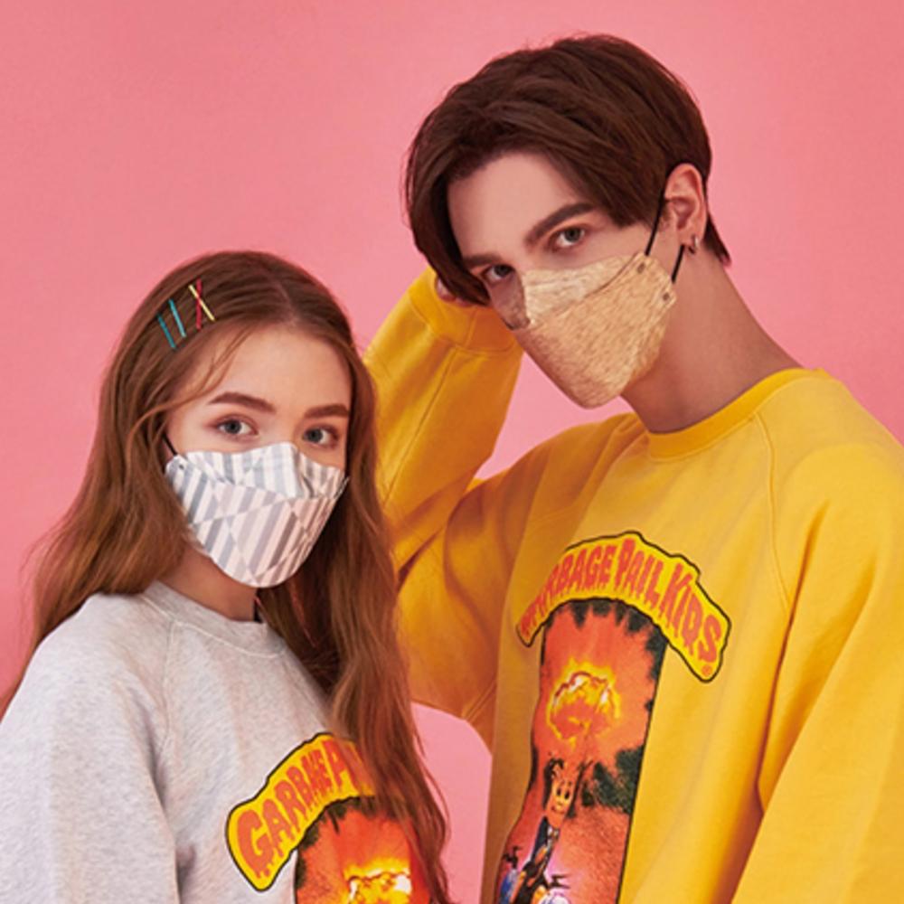 POSH KF94 MASK 10 pieces (ADULT) A Beat Diamond Stripe