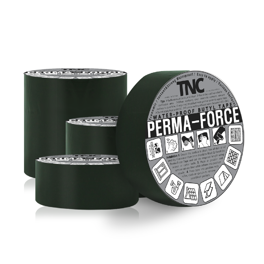 Butyl waterproof tape 10 cm -khaki