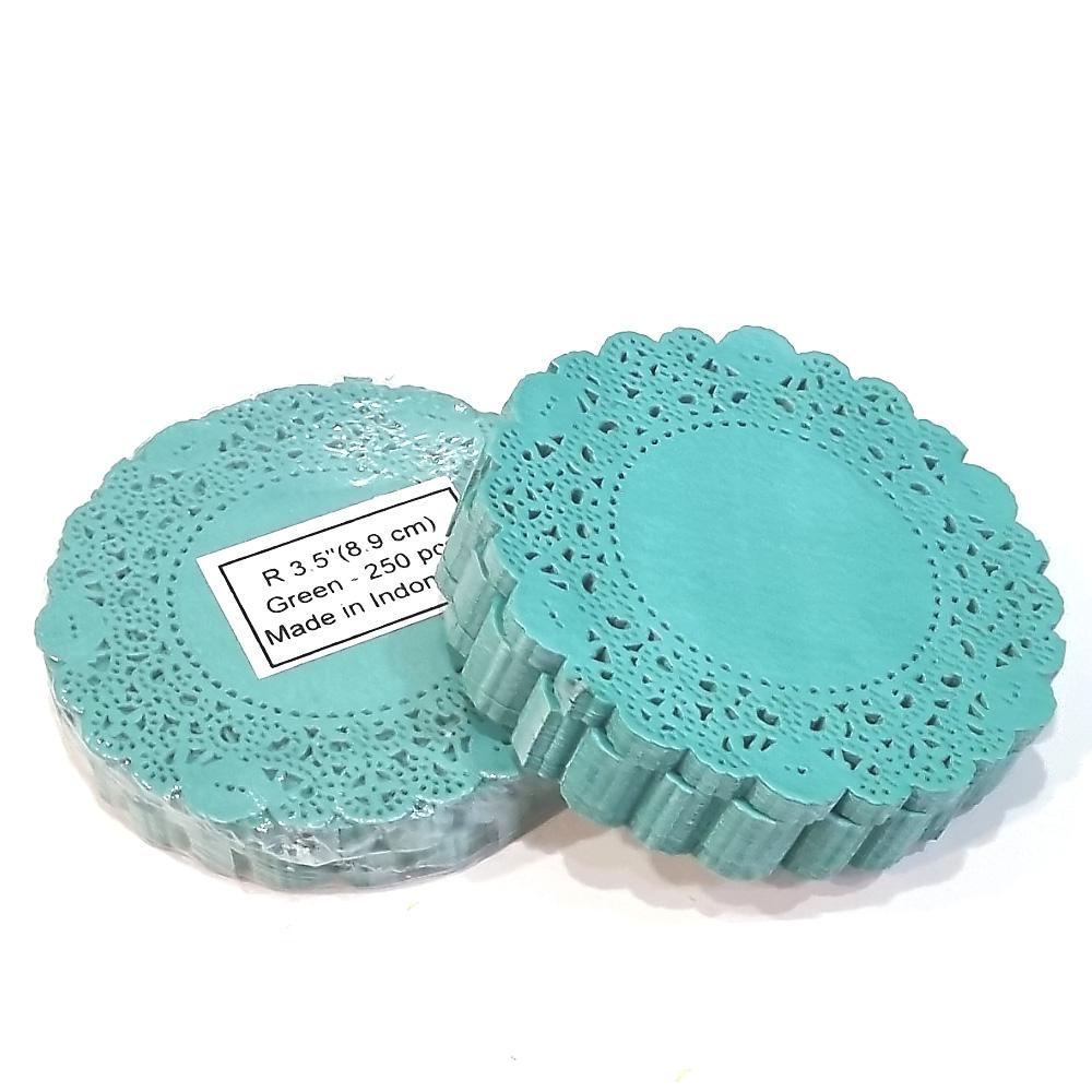 3.5 inch Doilies paper Gold and Siver 250pcs