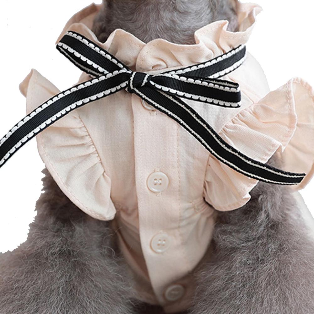 Tint Frill blouses (Apricot / XL size)