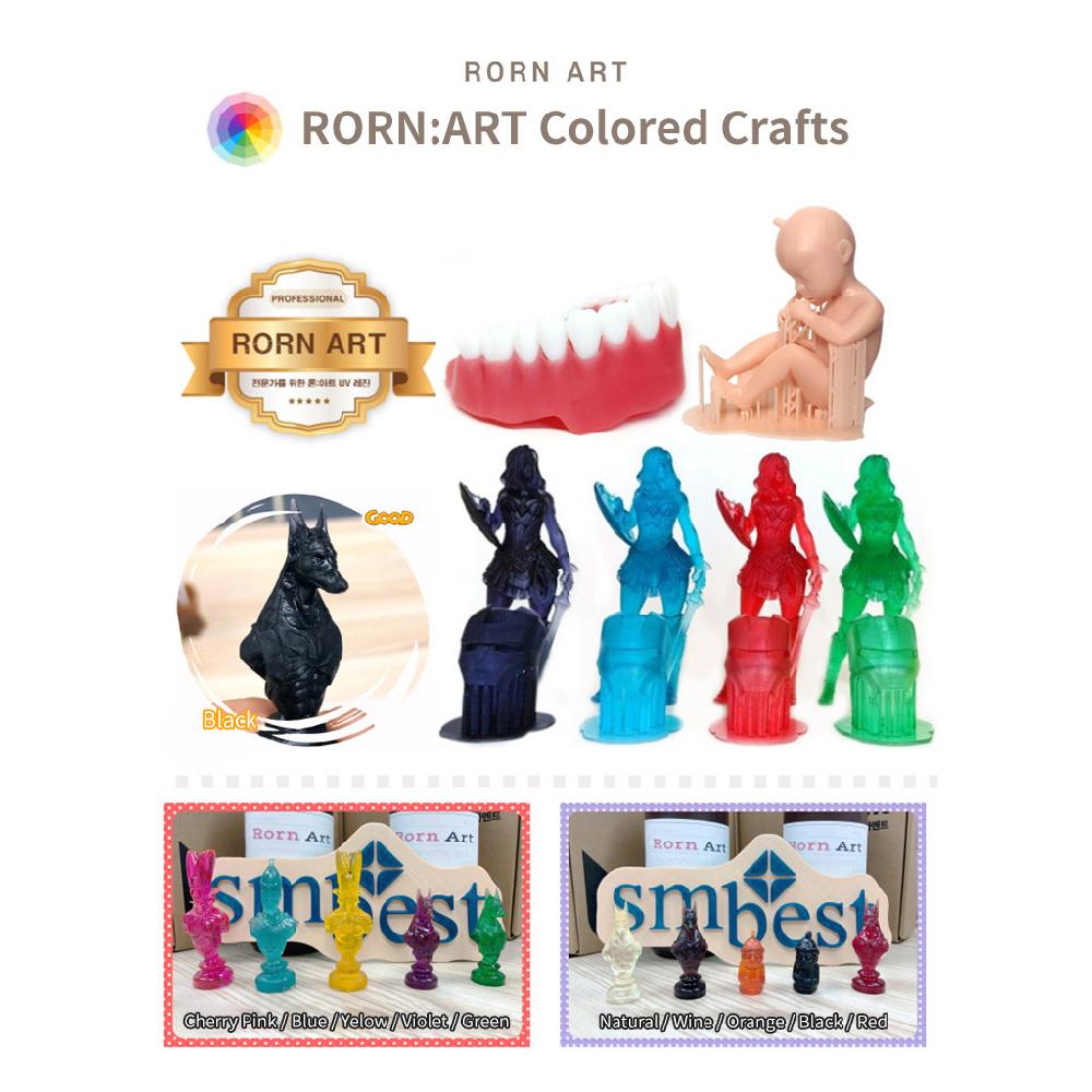 Rorn Art Professional Odor UV Resin for 3D Printer 2colors