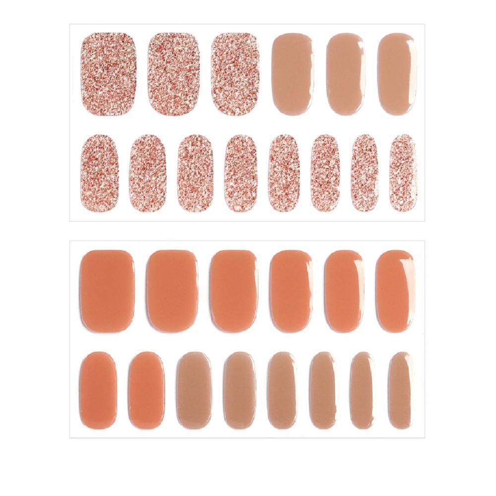 Semi-curing Gel Nail Sticker - Modern Time