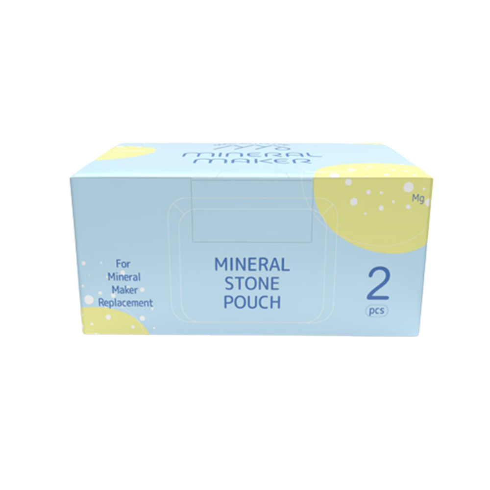 Mineral water purifier bottle stone package