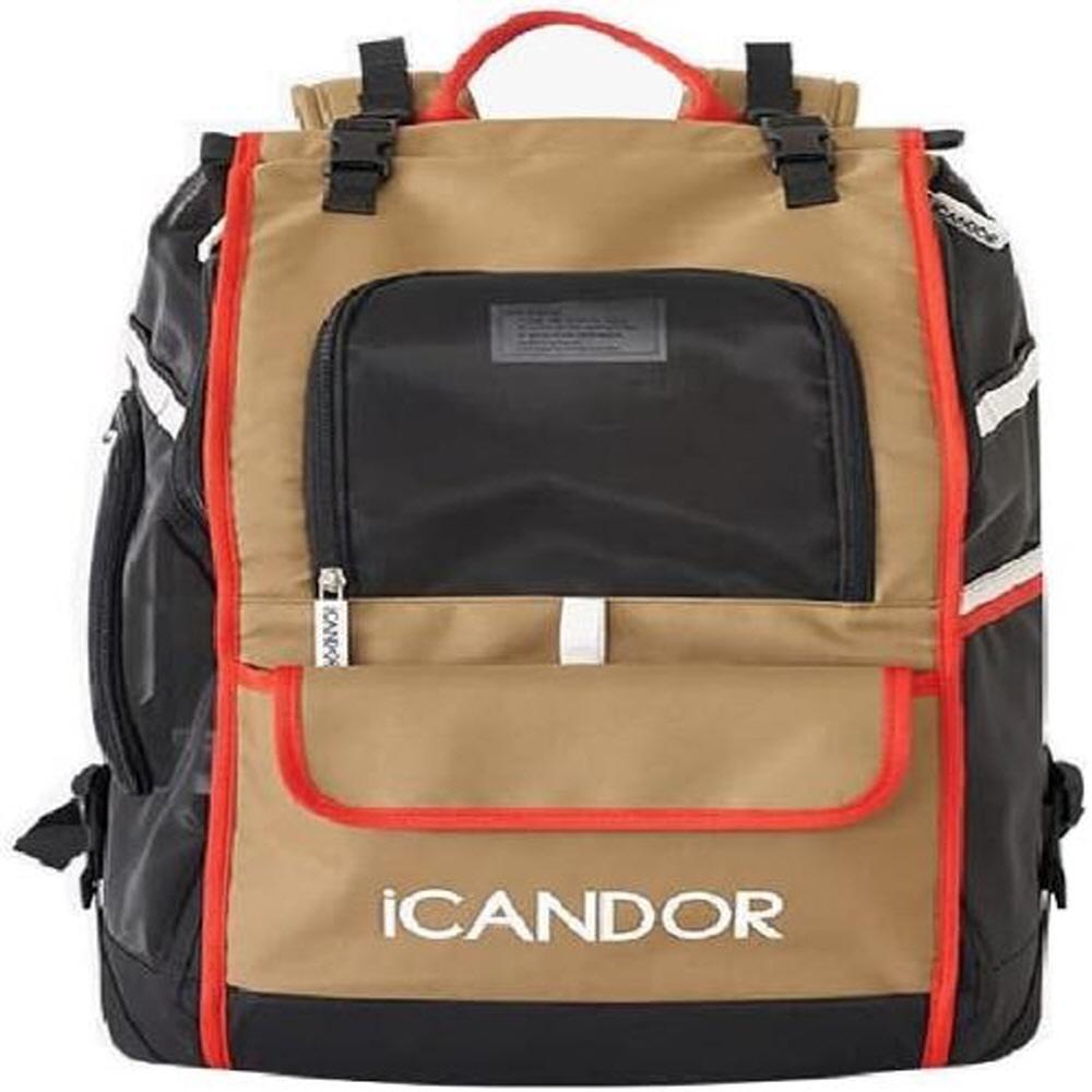 [iCandor] Pet Carrier Jige Backpack_Vivid Khaki Color, Inner Safety Buckle, L-Frame Backpack for Dog