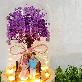 detail image3 LED Fog Couple Glass Dome Mood Lamp Lovely Figure Fog Flower