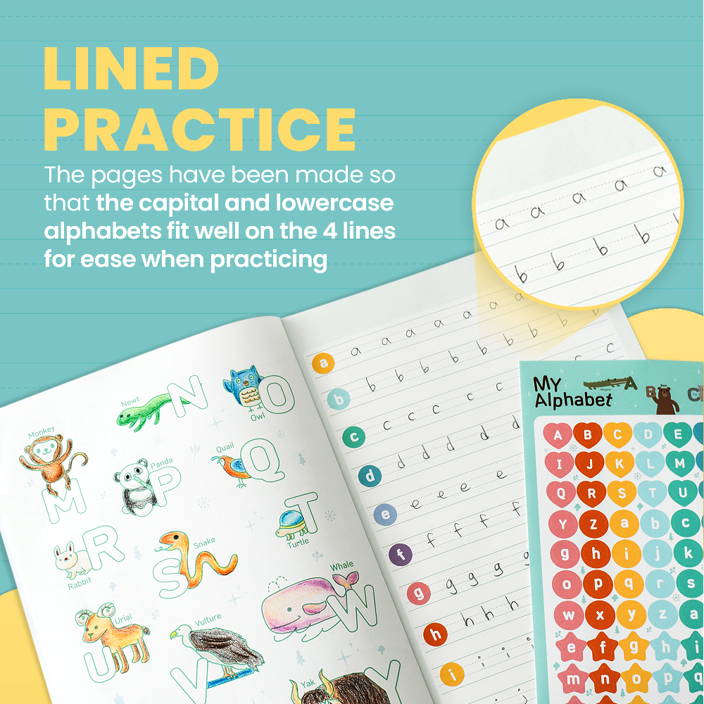 ENGLISH NOTEBOOK & STICKER 10 PACK