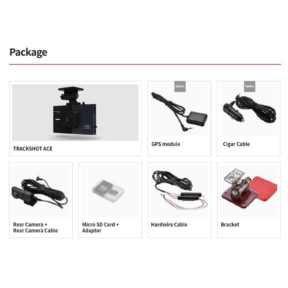Dash Cam Security Drive Recorder (TRACKSHOT ACE)
