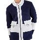 full image [CUSTOMUS] Waist scheme preppy neoprene jacket CXS23SKCD277