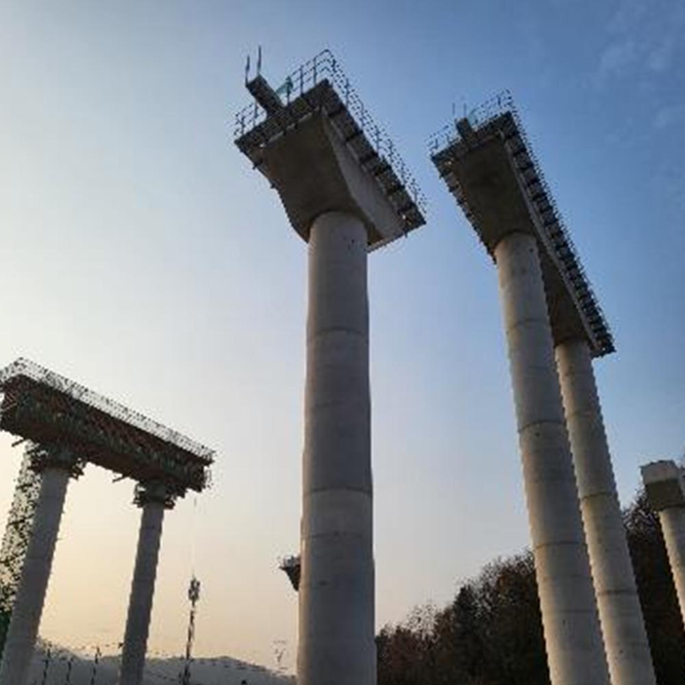 Bridge inspection facility using foam tie