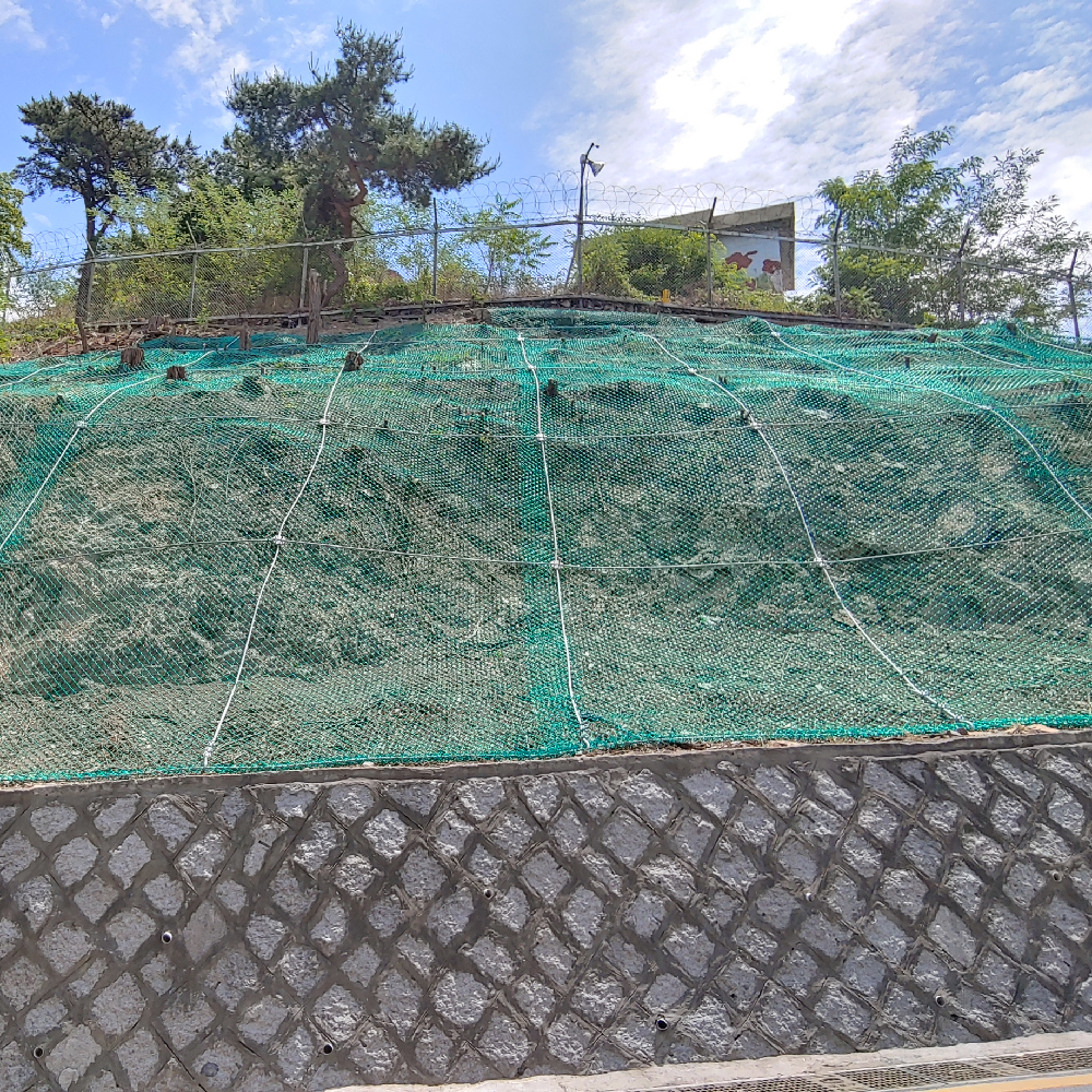 Rockfall prevention nets