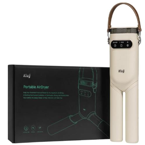 Klug Portable Dryer, 2-in-1 Clothes & Shoe Dryer, PA-101-U