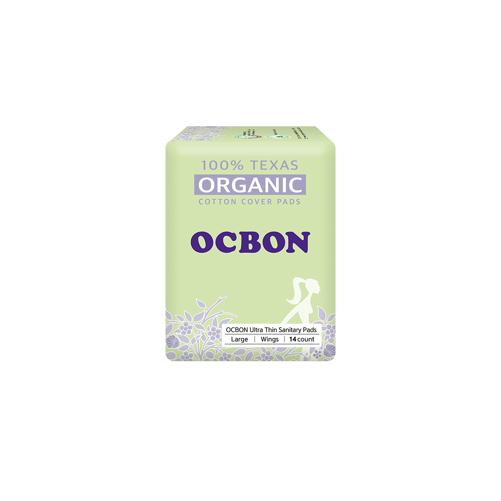 OCBON Ultra-Thin Organic Cotton Sanitary Pad