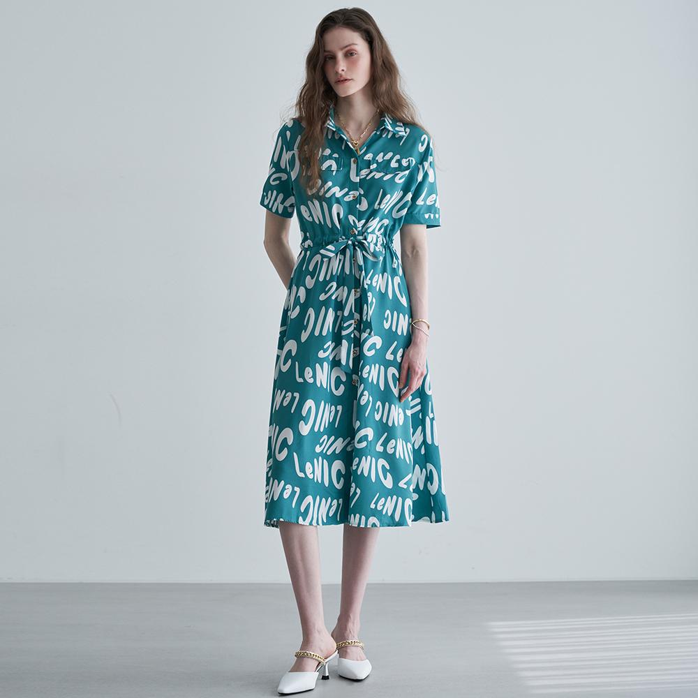 Logo Shirt Dress