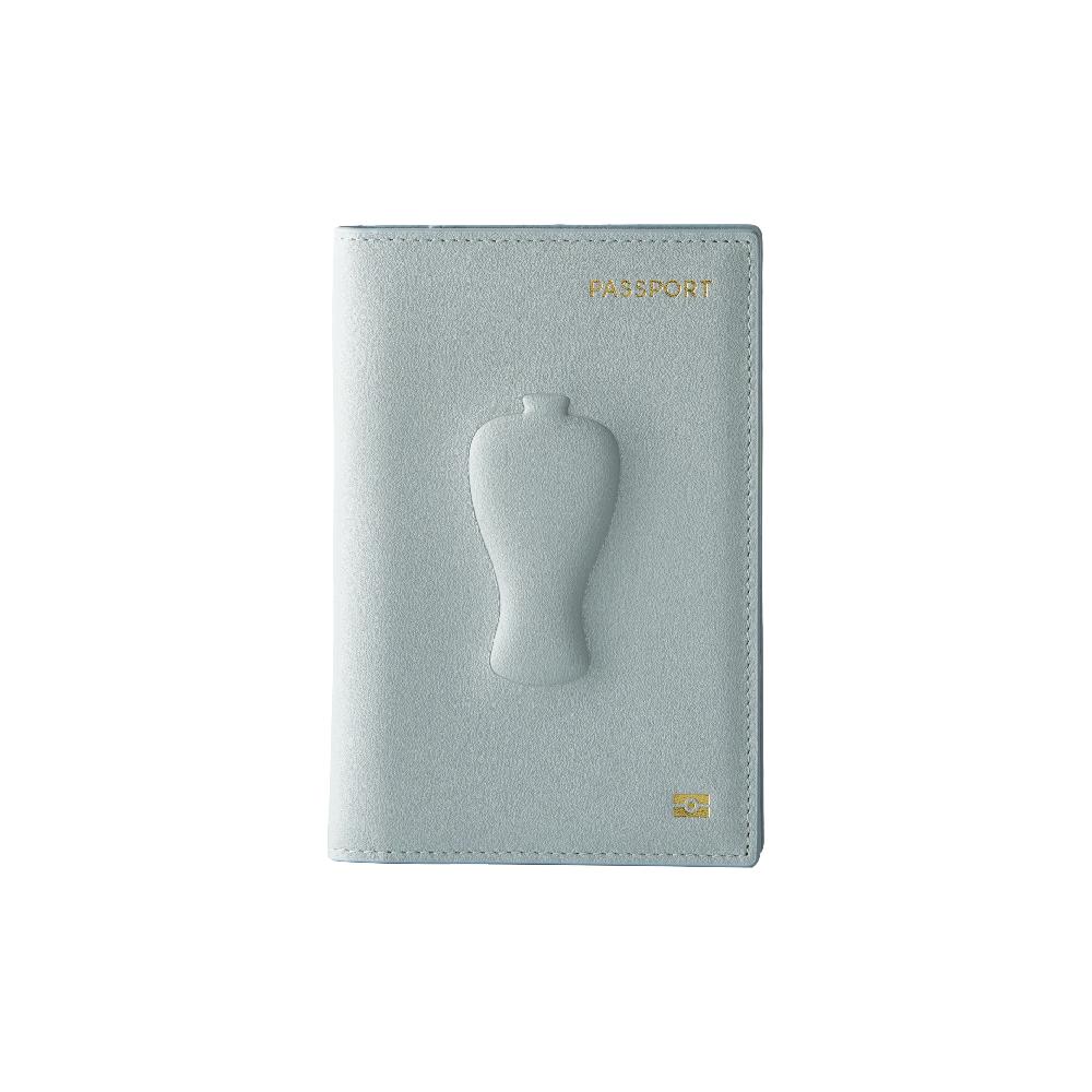 "Ceramic Design Leather  Passport Case"