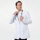 detail image3 Men's-Short-Lab-Coat-LCM-01