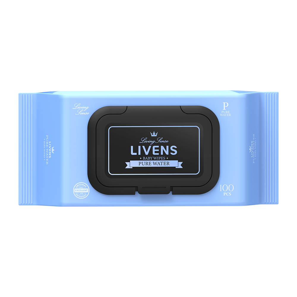 Livens Large Capacity Wet Wipes Pure Water