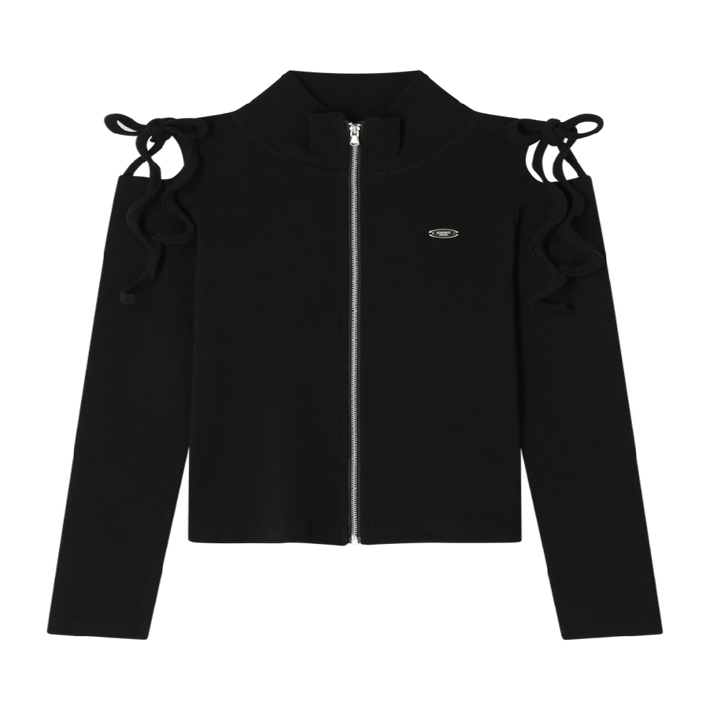 Saint Doll Open Shoulder Zip-up